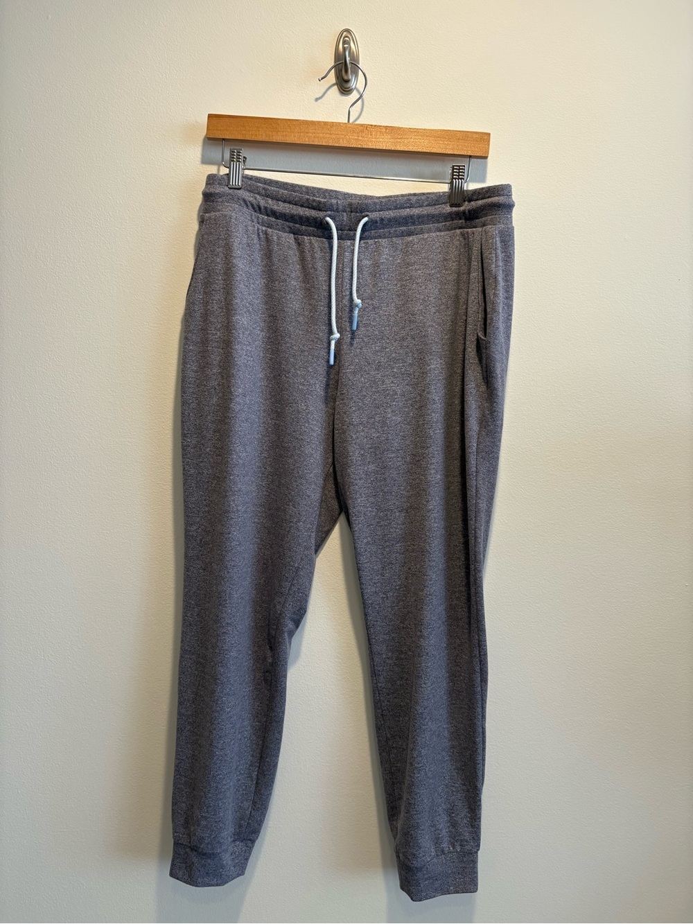 Rhoback || Tempo Performance Joggers Sweatpants Heather Blue Large